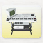 80's Style Sampler Keyboard: 3D Model: Mousepad