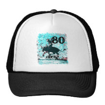 80th Birthday Gifts, Cowboy! Mesh Hat