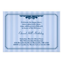 80th Birthday Party Elegant Invitation