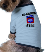 82nd Airborne Dog Shirt
