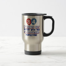 84th year old birthday gift mug