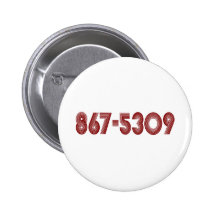 867-5309 BUTTON