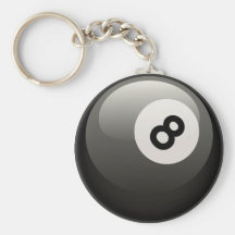 8 BALL KEY CHAINS