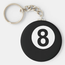 8 Ball Keychains