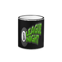 8 Ball League Night Coffee Mugs