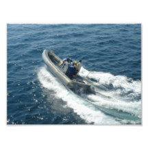 8x10 Navy Small Boat Training Photographic Print