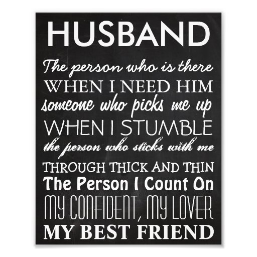 8x10 Wedding Husband Word Art Collage House Rules Photo 