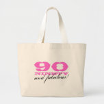90 and fabulous tote bag | gift for 90th Birthday