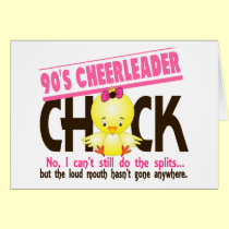 90’s Cheerleader Chick cards