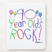 90 Year Olds Rock! Mousepad