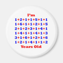 90 Years old! Fridge Magnets