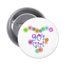 90's Girl Button