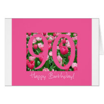 90th birthday greeting greeting card