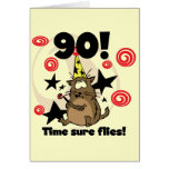 90th Time Flies Birthday Cards