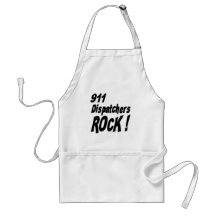 911 Dispatchers Rock! Apron