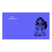 974LA REUNION MODÈLE DE CARTE DE VISITE