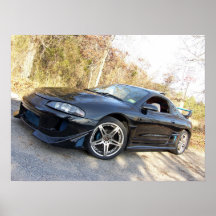 97 Mitsubishi Eclipse Poster