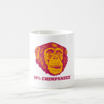 98% Chimpanzee Mugs