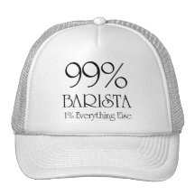 99% Barista Trucker Hats