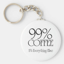 99% Coffee Key Chains