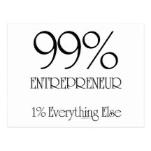 99% Entrepreneur Postcard