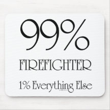99% Firefighter Mouse Pad
