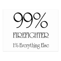 99% Firefighter Post Card