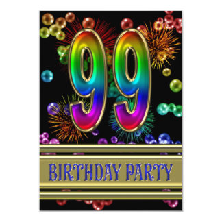 99th Birthday Cards, Invitations, Photocards & More
