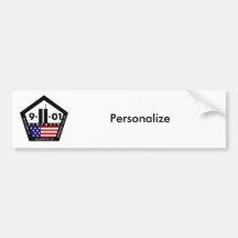 9 11 Never Forget, Always Remember Bumper Stickers