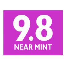 9.8 NEAR MINT POST CARD