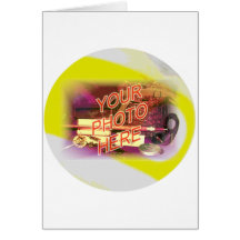 9-ball Photo Frame Template Card