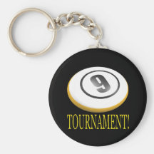 9 Ball Tournament Key Chain