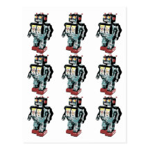 9 Robots Post Card