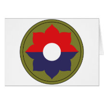 9th Infantry Division Greeting Card