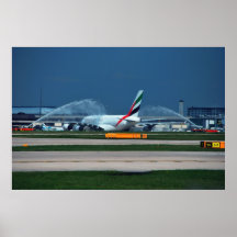 A380 Manchester Poster