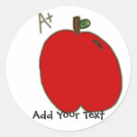 A+ Apple Sticker