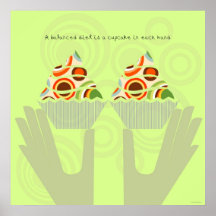 A Balanced Diet of Cupcakes Print