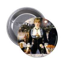 A bar at the Folies-Bergère Pinback Buttons