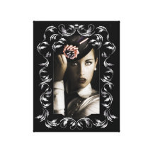 A beautiful gift stretched canvas print