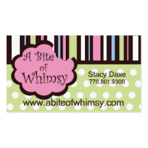 A Bite of Whimsy Business Card
