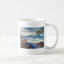a blue rumble coffee mugs