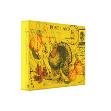 A Bountiful Thanksgiving Stretched Canvas Prints