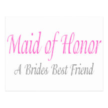 A Bride's Best Friend Post Cards