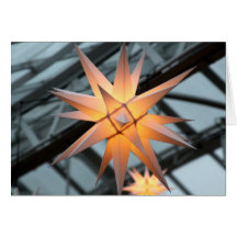 A brilliant star glowing cards