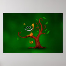 A Cheshire Kitten (Disappearing) Posters