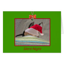 A Chihuahua's Silent Night Christmas Card