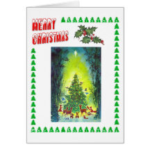 A Christmas Gathering Greeting Cards
