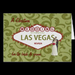 A Christmas Wedding in Las Vegas Card cards
