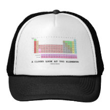 A Closer Look At The Elements (Chemistry) Hat