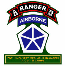 A Co, 75th Infantry Regiment - Rangers, Germany Acrylic Cut Outs